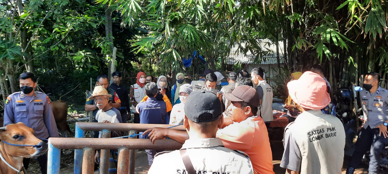 Pantau Wilayah, Polsek Labuapi Sambangi Kegiatan-kegiatan Masyarakat