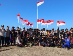 Bendera Merah Putih Berkibar di Pulau Shopia Lousia, Terdekat dengan Perbatasan Australia