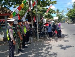 Antisipasi Penyebaran PMK,Polres Loteng Lakukan Penyekatan lalu Lintas Hewan Ternak