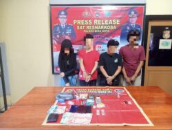 Sabu Kembali Makan Korban, 4 Warga Kota Bima Diciduk Tim Cobra Bravo