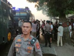 Respon Cepat Kasat Samapta Polresta Mataram Bantu Evakuasi Kebakaran Gudang