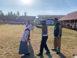 Tumbuhkan Kesadaran Berlalu Lintas, Satlantas Polres Sumbawa Barat Lakukan Police Go To School