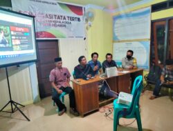 Ikut Sosialisasi Tata Tertib Pilkades,Bhabinkamtibmas Desa Beru Lakukan Ini
