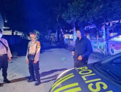 Patroli Rutin di Seputaran Wilayah Hukum Polsek Gerung, Perbanyak Himbauan