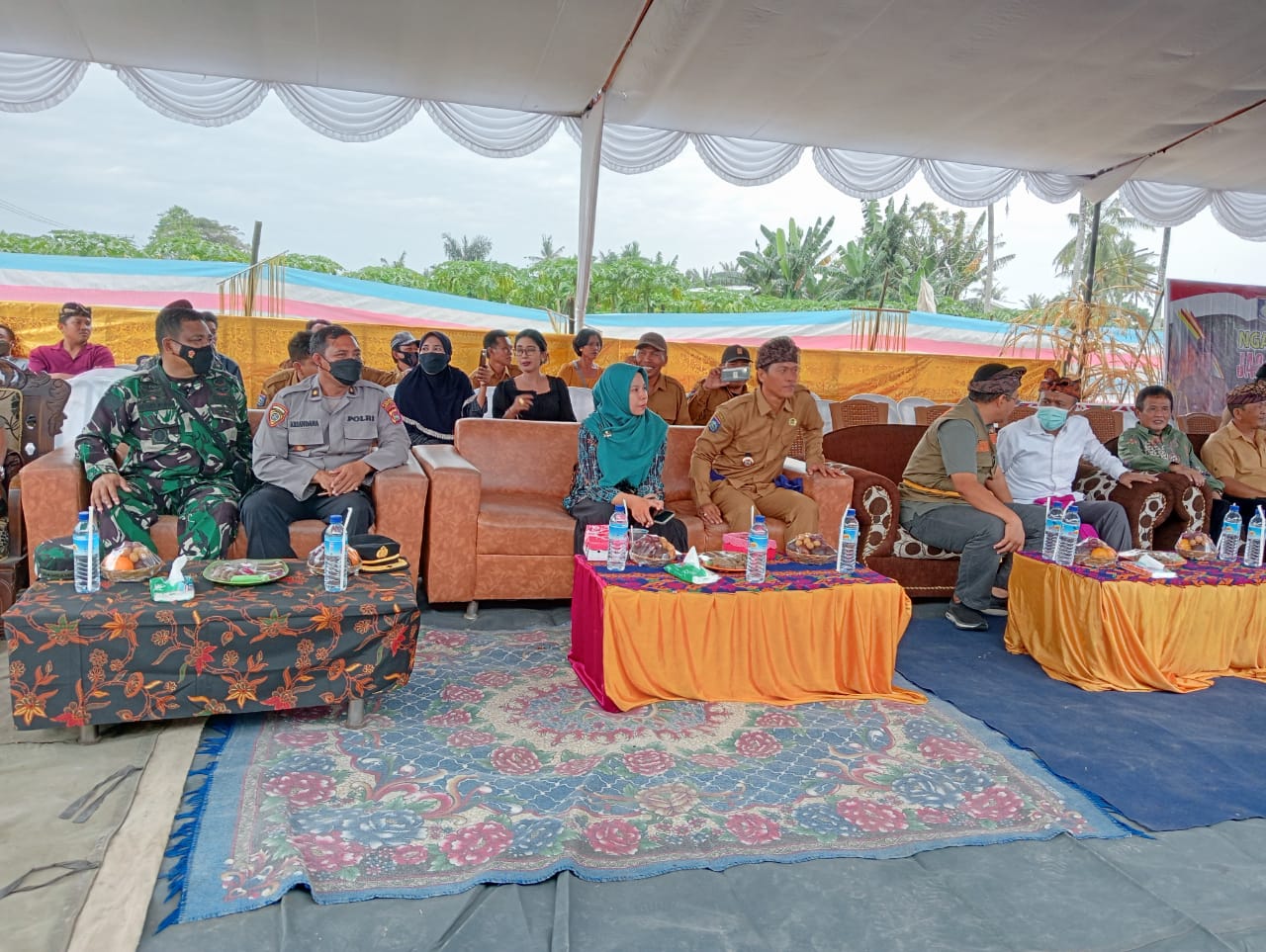 Pengamanan Kegiatan Pitra Yadnya Ngaben Masal Warnai HUT Ke - 72 Desa Jagaraga