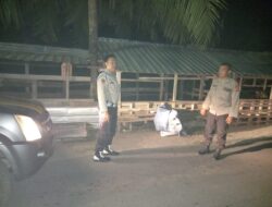 Polsek Lembar Lakukan Monitoring Wilayah, Antisipasi Aksi Pencurian dan Kejahatan Lainnya