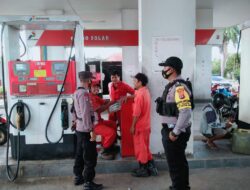 Antisipasi Dampak Kenaikan BBM, Polres Sumbawa Lakukan Patroli Di SPBU