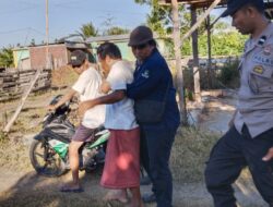 Berbagi Rasa,Polsek Plampang Kembali Berikan Bantuan Warga Sakit Stroke