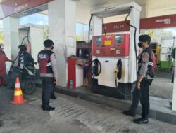 Antisipasi Penyalahgunaan BBM,Jajaran Polres Sumbawa Lakukan Monitoring SPBU