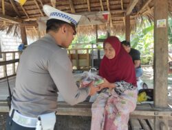 Menyambut HUT Lantas ke 67 Sat Lantas Polres Lotara melaksanakan Baksos