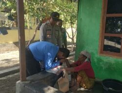 Polsek Alas Barat Salurkan Bantuan Sembako Kepada Ojek Dan Kusir Dokar