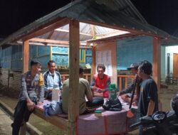 Cegah Kriminalitas Dimalam Hari, Bhabinkamtibmas Desa Empang Sumbawa Ajak Warga Laksanakan Ronda