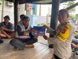 Sambangi Komunitas Ojek Stamplat Gerung Rangkaian Operasi Bina Kusuma Rinjani 2022 Polres Lobar