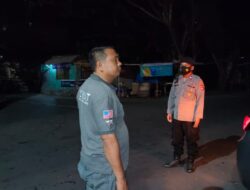 Polsek Gerung Sambangi Lokasi Rawan Gangguan Kamtibmas, Dalam Kegiatan Patroli Malam