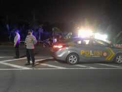 Polsek Labuapi Rutin Melaksanakan Kegiatan Patroli Blue Light