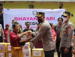 Polres Lombok Utara Melaksanakan Baksos di Empat Dusun Yang Terdampak Banjir