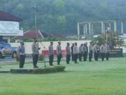 Amankan Pilkades Serentak, Polres Sumbawa Barat Gelar Apel Pengamanan