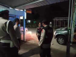 Jaga Stabilitas Keamanan di Wilayahnya, Polsek Sekotong Menggelar Kegiatan Patroli Rutin Blue Light