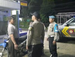 Patroli Blue Light Polsek Sekotong, Sambangi Obyek Vital, Perumahan dan Kandang Kolektif