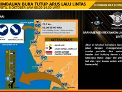 Event Ironman 70.3 Lombok, Berikut Lokasi Pengalihan dan Penutupan Arus Lalulintas di Lombok Barat