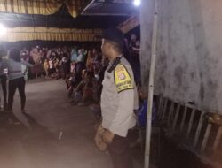 Polsek Gerung Amankan Hiburan Malam Ale-ale di Desa Kebon Ayu