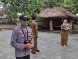 Polsek Kuripan Monitoring Verifikasi Lomba STBM di Desa Giri Sasak