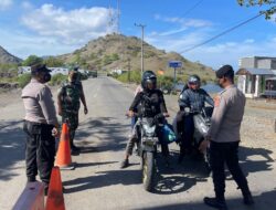 Jelang Word Super Bike Mandalika, KTT G20 Polisi Perketat Penjagaan di Area Pintu Masuk Pelabuhan Poto Tano.