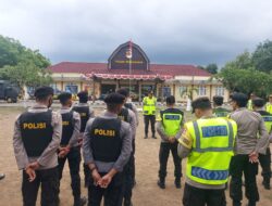 Apel Persiapan Pengamanan Pertandingan Final Sepak Bola Labuhan Lombok Cup 2022