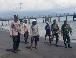 Dukung Ktt G20 Polsek Pringgabaya bersama Koramil 02 Intensifkan Patroli Dan Himbau Prokes Di Tempat Wisata