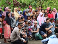 Kapolsek Gangga Pimpin Pengamanan Kegiatan Workshop ECCO IDEA FEST Delegasi G20 di Desa Genggelang