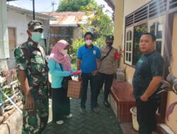 Sinergi Tiga Pilar Kelurahan Brang Bara Sumbawa Dampingi Tim Nakes Lakukan Tracing