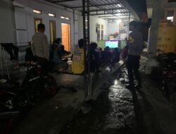 Antisipasi Terjadinya Keributan Karena Taruhan Bola Polsek Utan Lakukan Patroli Dilokasi Nonton Bersama