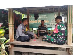 Kompak dan Bersinergi, Bhabinkamtibmas dan Babinsa Kuripan Laksanakan Patroli Bersama