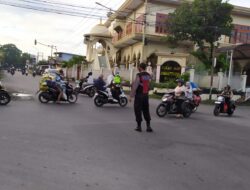 Siswa SPN Polda NTB Praktek Langsung di Lapangan Laksanakan Strong Point Pagi
