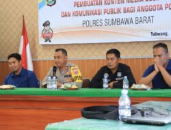 Humas Polres Sumbawa Barat Gelar Bimtek Peningkatan Kemampuan Pembuatan Konten Medsos dan Komunikasi Publik