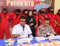 Sopir Truk Jaringan Sumatera Dengan BB Hampir 2.7 Kg Dibekuk Tim Ditresnarkoba Polda NTB