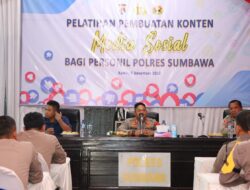 Tingkatkan Kemampuan Personel Polres Sumbawa Gelar Pelatihan Pembuatan Konten Media Sosial