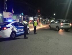 Patroli Blue Light, Satlantas Polres Sumbawa Barat Lakukan Himbauan