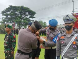 Jelang Nataru 2023 Polres Sumbawa Barat Gelar Pasukan Operasi Lilin Rinjani 2022