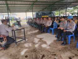 Kapolres Loteng Bersama Kapolsek Jajaran Matangkan Persiapan Pengamanan Menjelang Nataru