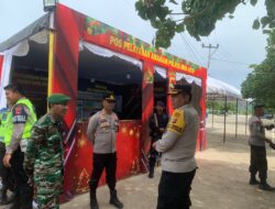 Hari ini Pengamanan Nataru Dimulai, Wakapolres Bima Kota Cek Kesigapan Para Personil Gabungan di Pos Tersedia