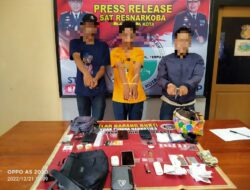 Tim Puma 1 Gagalkan Jual Edar Narkoba Via Jasa Pengiriman, 169,79 Gram Sabu Dista dan 3 Orang Diamankan