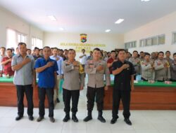 Jelang Akhir Tahun 2022 Kapolres Sumbawa Barat Kumpulkan Para Kanit dan Bhabinkamtibmas Untuk Berikan Arahan