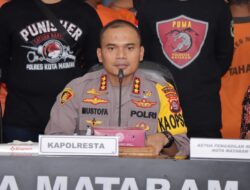 Pimpin Jumpa Pers Akhir Tahun Polresta Mataram Paparkan Keberhasilan Ungkap Kasus dan PemelIharaan Kamtibmas