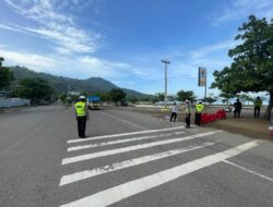 Selama Presiden Jokowi Berada di Kota Bima, Polres Bima Kota Kerahkan 188 Personil Pengamanan