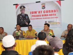 Jum’at Curhat Kapolres Bima Kota Ngopi Bareng Warga Tanjung