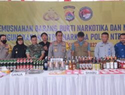 Kapolda NTB Musnahkan Narkoba Hasil Operasi Antik 2022