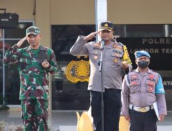 Jelang Pergantian Malam Tahun Baru, Polres Loteng Gelar Apel Gabungan