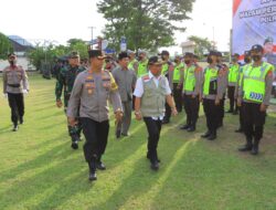 Jelang Malam Pergantian Tahun Baru 2023. Forkopimda Sumbawa Barat Apel Bersama dan Pantau Pos Pengamanan