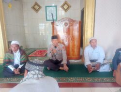 Silaturrahmi Dan Himbauan Kamtibmas Sekaligus Shalat jum’at Berjamaah di Masjid At – Taubah Desa Pringgabaya